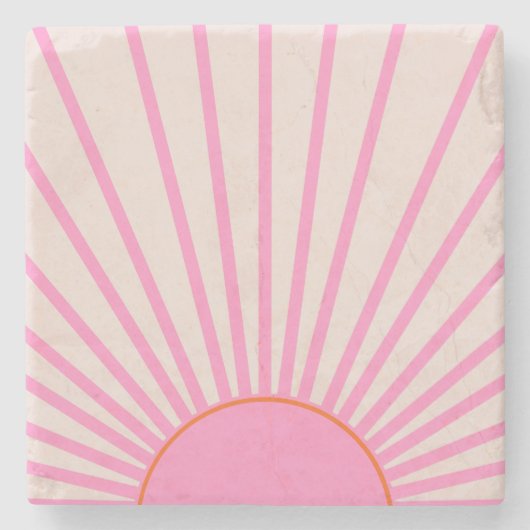 ルソレイユ01サンピンクサンシャイン ストーンコースター (正面)