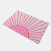 ルソレイユ01サンピンクサンシャイン ドアマット (アングル)