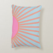 ルソレイユ02レトロサンピンクアンドブルーサンシャイン アクセントクッション (裏面(縦))