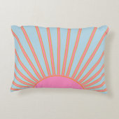 ルソレイユ02レトロサンピンクアンドブルーサンシャイン アクセントクッション (裏面)