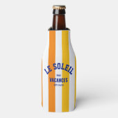 ルソレイルバカンスコートダジュールカバナストライプ ボトルクーラー (ボトル正面)