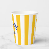 ルソレイルバカンスコートダジュールカバナストライプ 紙コップ (裏面)