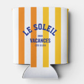 ルソレイルバカンスコートダジュールカバナストライプ 缶クーラー (裏面)