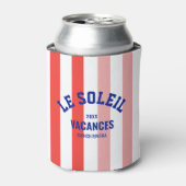 ルソレイルバカンスリヴィフランスのエラカバナストライプ 缶クーラー (缶正面)