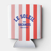ルソレイルバカンスリヴィフランスのエラカバナストライプ 缶クーラー (裏面)