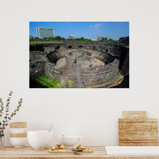 ルソンの時計塔の遺跡 ポスター (キッチン)