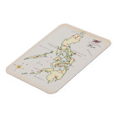 ルソン図解入りの、写真付きのフィリピンの地図 マグネット (左側)