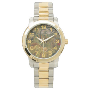 ルソーのタイガーのアートウォッチ 腕時計