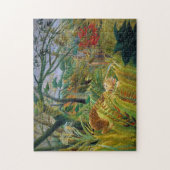 ルソーの熱帯性嵐の中のトラ ジグソーパズル (縦)