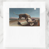 ルソーの眠るジプシーのステッカー 長方形シール (バッグ)