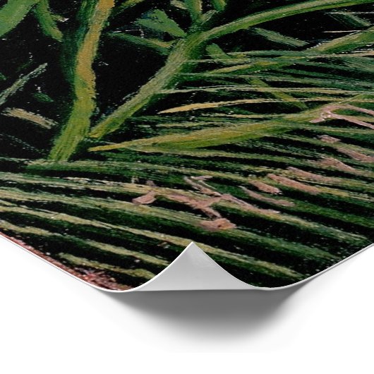 ルソーの虎と牛の戦い(1909年) ポスター (角)