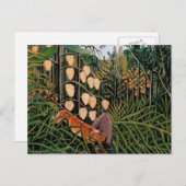 ルソーの虎と牛の戦い（1909年） ポストカード (正面/裏面)