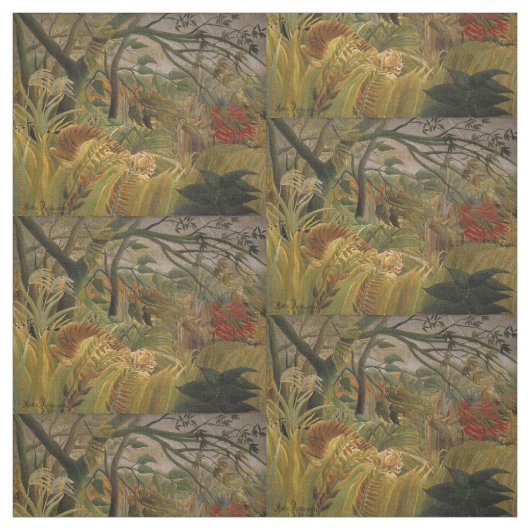 ルソーの虎の芸術織物 ファブリック (見本)