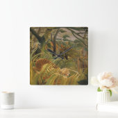 ルソーの虎時計 スクエア壁時計 (ホーム)