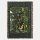 ルソーの「夢」のアートスローブランケット スローブランケット (正面縦)