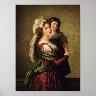 ルソー夫人とその娘, 1789 ポスター