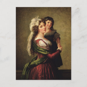 ルソー夫人とその娘, 1789 ポストカード