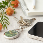 ルソー熱帯ジャングルリオン絵を描ズ キーホルダー (側面)