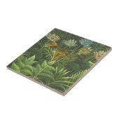 ルソー熱帯ジャングルリオン絵を描ズ タイル (側面)