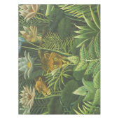 ルソー熱帯ジャングルリオン絵を描ズ テーブルクロス (正面)