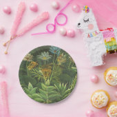 ルソー熱帯ジャングルリオン絵を描ズ ペーパープレート (パーティー)