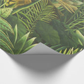 ルソー熱帯ジャングルリオン絵を描ズ ラッピングペーパー (角)