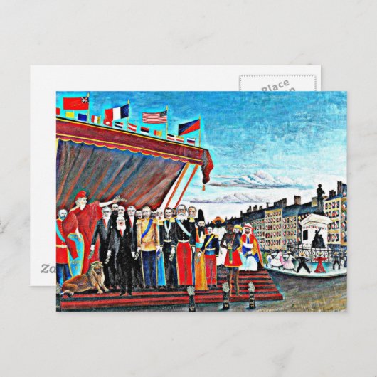 ルソー美術:列強の代表 ポストカード (正面/裏面)