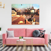 ルソー – イルサンルイ&ノートルダム キャンバスプリント (インサイチュ (リビング))