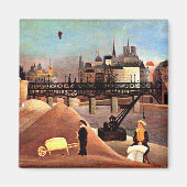 ルソー – イルサンルイ&ノートルダム マグネット (正面)