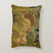 ルソー・ジャングルトロピカルタイガーアート アクセントクッション (裏面(縦))