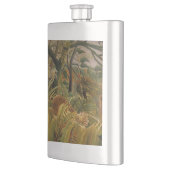 ルソー・ジャングルトロピカルタイガーアート フラスク (左)