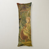 ルソー・ジャングルトロピカルタイガーアート ボディピロー (裏面 (縦))