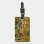 ルソー・ジャングルトロピカルタイガーアート ラゲッジタグ (正面縦)