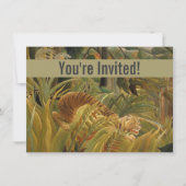 ルソー・ジャングルトロピカルタイガーアート 招待状 (正面)