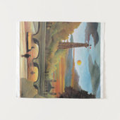 ルソー – セーヌ&エッフェルタワー タペストリー (正面(横))