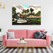 ルソー – ランドリー素晴らしボ絵画ート キャンバスプリント (インサイチュ (リビング))