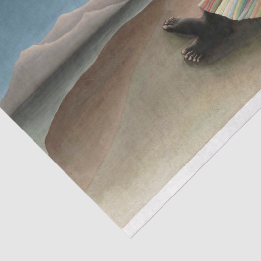 ルソー – 眠っているジプシーのデコパージュ 薄葉紙 (詳細)