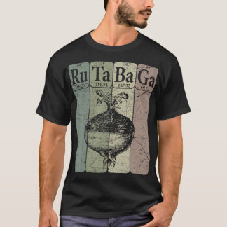 ルタバガ周期表要素スウェードルタバガレア Tシャツ