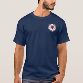 ルターのバラ ステンドグラス Tシャツ