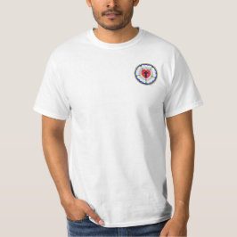 ルターのバラ ステンドグラス Tシャツ