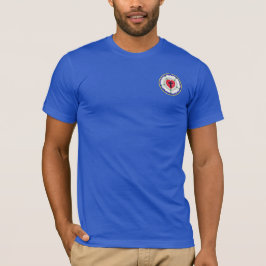 ルターのバラ ステンドグラス Tシャツ