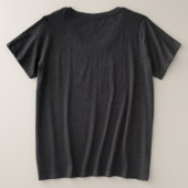 ルターの宗教改革の十字架 プラスサイズTシャツ (デザイン裏面)