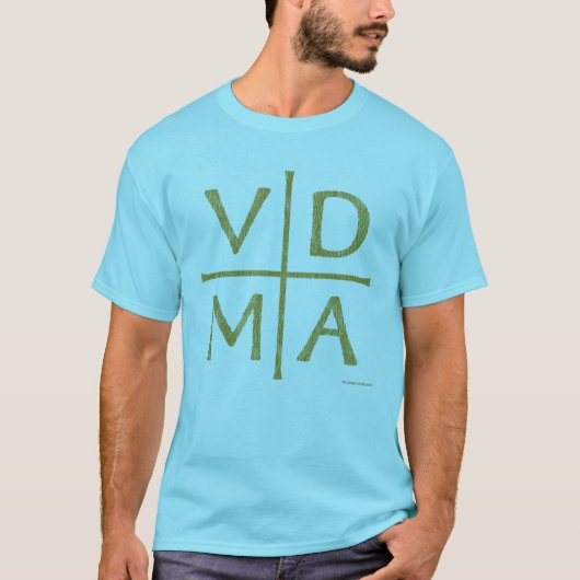 ルターの宗教改革の十字架 Tシャツ (正面)