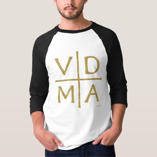 ルターの宗教改革の十字架 Tシャツ (正面)