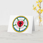 ルターバラルター主義マーチン・ルター カード (黄色い花)