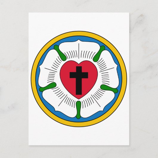 ルターバラルター主義マーチン・ルター ポストカード (正面)