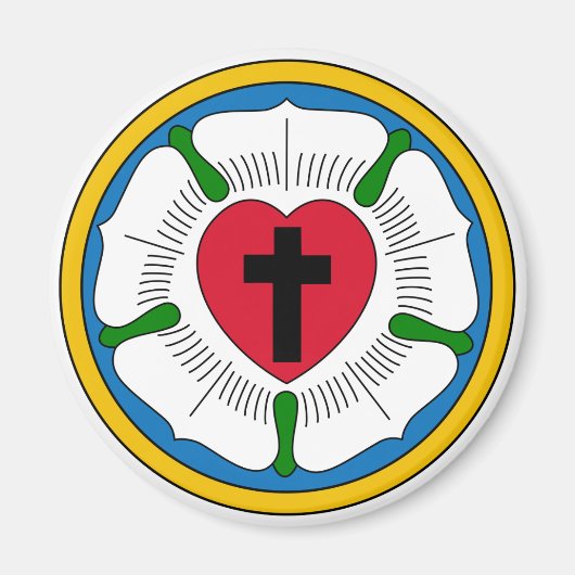 ルターバラルター主義マーチン・ルター マグネット (正面)