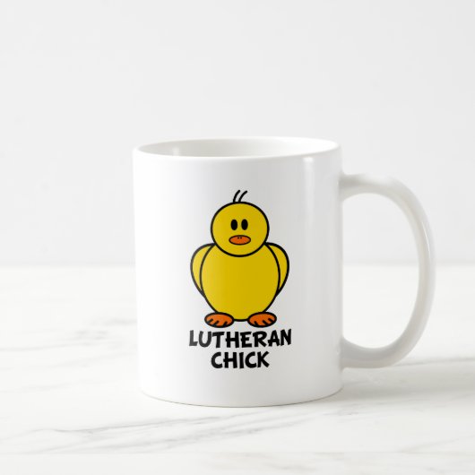 ルター派のひよこ コーヒーマグカップ (右)