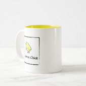 ルター派のひよこ ツートーンマグカップ (正面左)