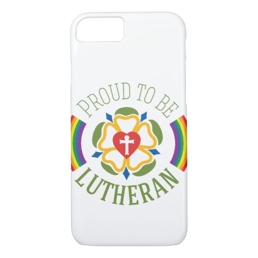 "ルター派の"細いiPhone 7の場合があること誇りを持った Case-Mate iPhoneケース (裏面)